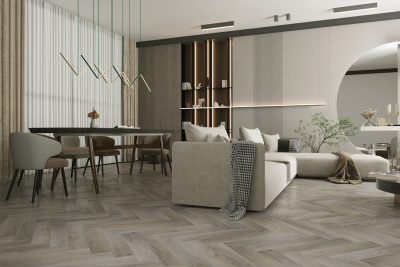 Кварцевый ламинат Home Expert Паркет Дуб Вековой лес 33-2180-01